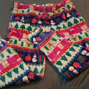 Women's Festive Fleece Pajama Bottoms